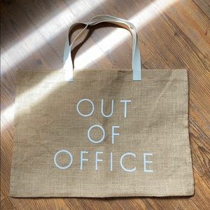 out of office tote bag
